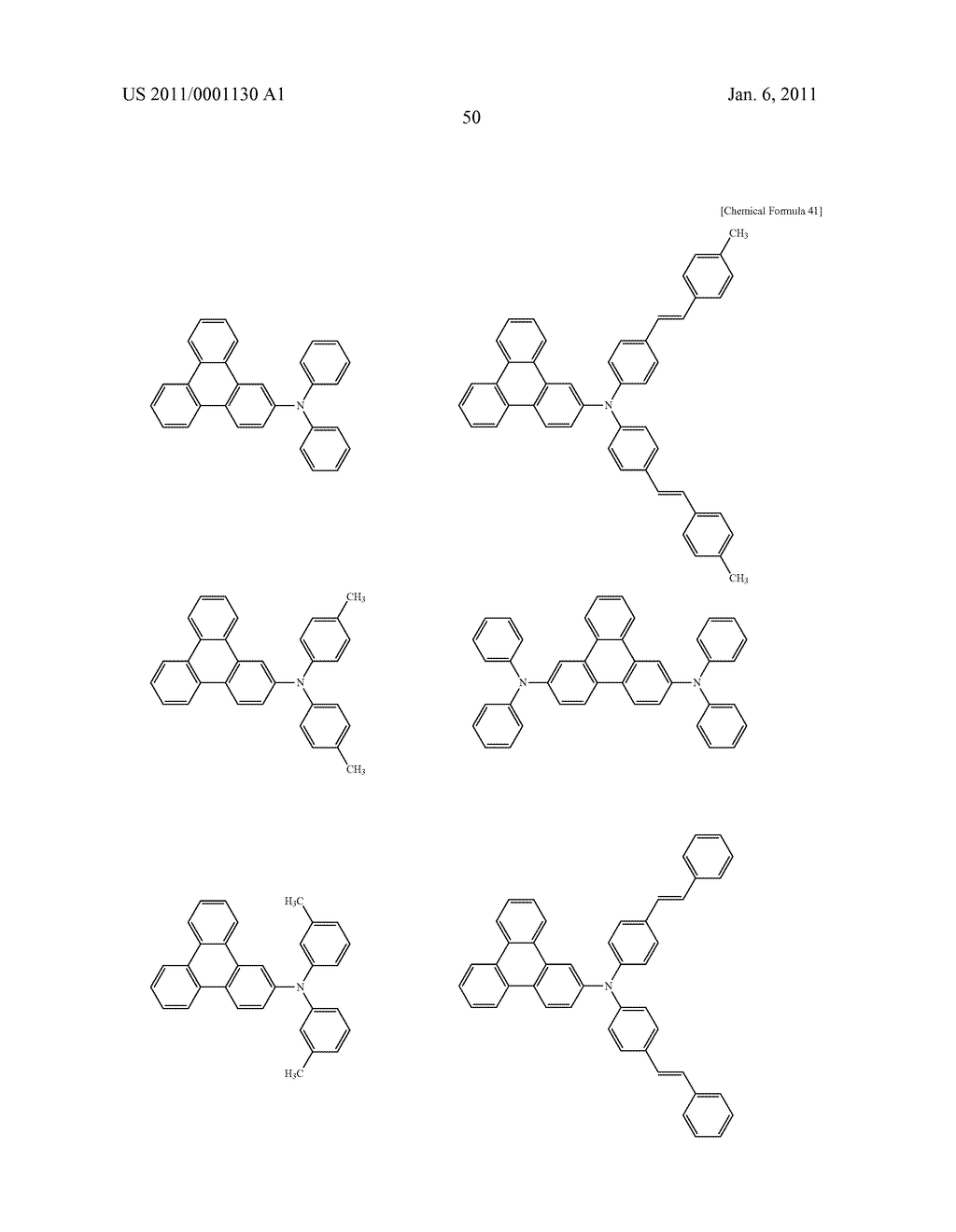 ORGANIC EL ELEMENT AND SOLUTION CONTAINING ORGANIC EL MATERIAL - diagram, schematic, and image 52