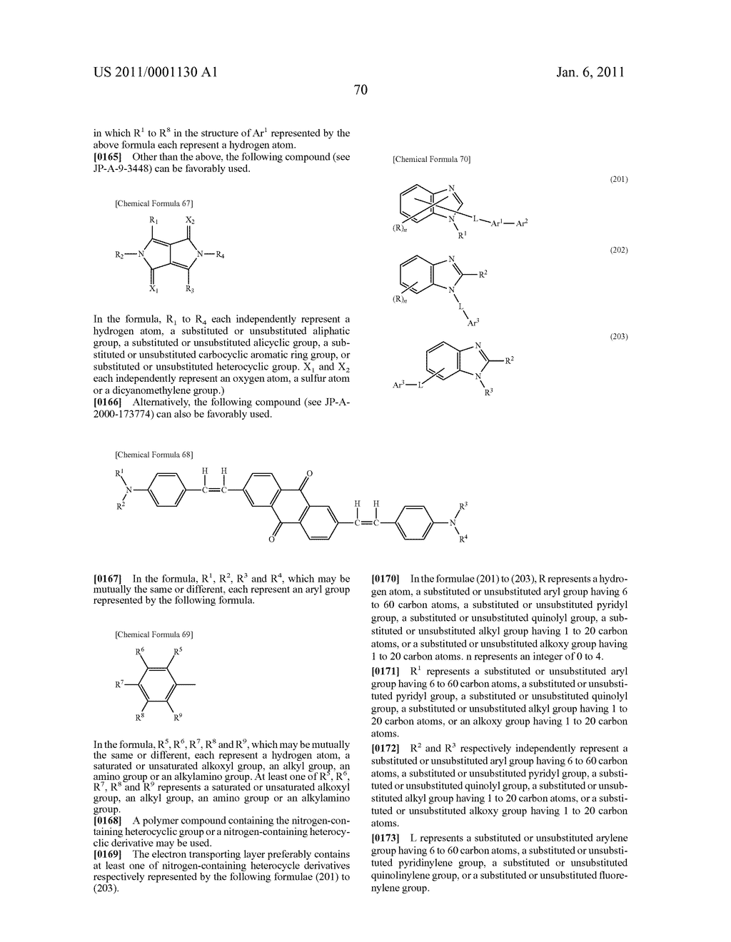 ORGANIC EL ELEMENT AND SOLUTION CONTAINING ORGANIC EL MATERIAL - diagram, schematic, and image 72