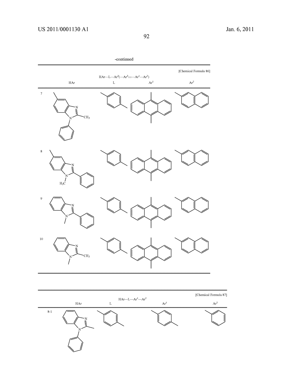 ORGANIC EL ELEMENT AND SOLUTION CONTAINING ORGANIC EL MATERIAL - diagram, schematic, and image 94