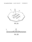 LED PACKAGE STRUCTURE FOR FORMING A STUFFED CONVEX LENS TO ADJUST LIGHT-PROJECTING ANGLE AND METHOD FOR MANUFACTURING THE SAME diagram and image