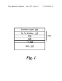 SACRIFICE LAYER STRUCTURE AND METHOD FOR MAGNETIC TUNNEL JUNCTION (MTJ) ETCHING PROCESS diagram and image