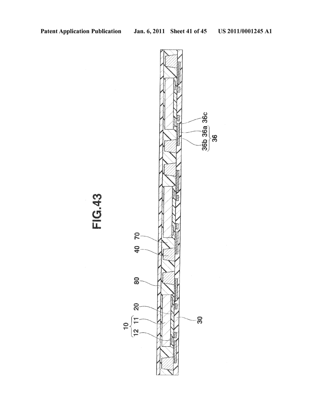 SEMICONDUCTOR DEVICE INCLUDING SEALING FILM FOR ENCAPSULATING SEMICONDUCTOR CHIP AND PROJECTION ELECTRODES AND MANUFACTURING METHOD THEREOF - diagram, schematic, and image 42