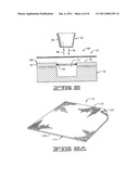 DECORATIVE GRASS HAVING AN APPEARANCE SIMULATING THE APPEARANCE OF CLOTH diagram and image