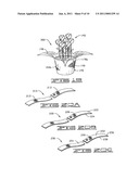 DECORATIVE GRASS HAVING AN APPEARANCE SIMULATING THE APPEARANCE OF CLOTH diagram and image