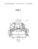 FLUID FILLED TYPE VIBRATION DAMPING DEVICE diagram and image