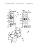 Quick release fasteners for a vehicle console diagram and image