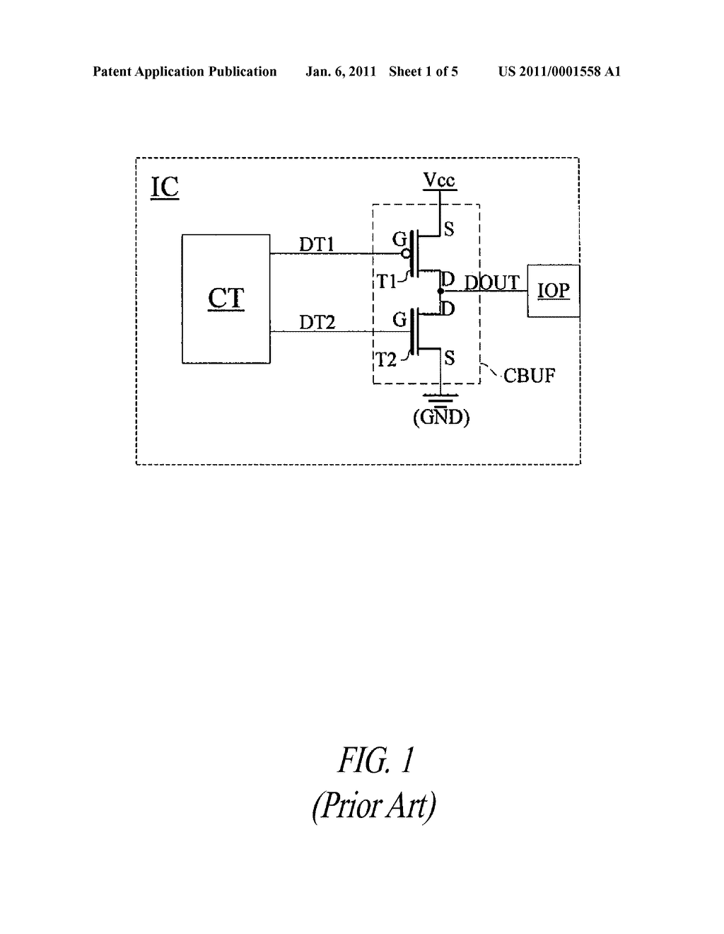 INTEGRATED CIRCUIT COMPRISING A BROADBAND HIGH VOLTAGE BUFFER - diagram, schematic, and image 02