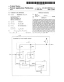 VARIABLE GAIN AMPLIFIER diagram and image