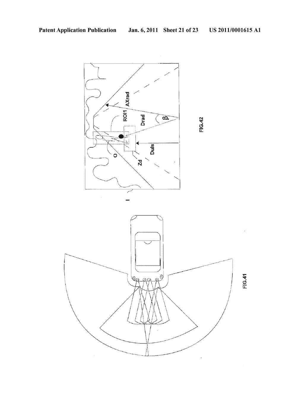 Obstacle detection procedure for motor vehicle - diagram, schematic, and image 22