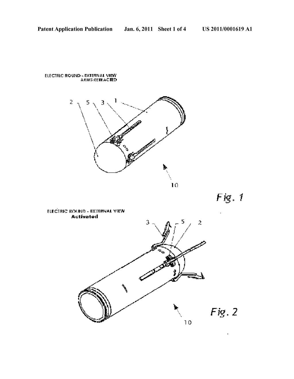 AUTONOMOUS OPERATION OF A NON-LETHAL PROJECTILE - diagram, schematic, and image 02