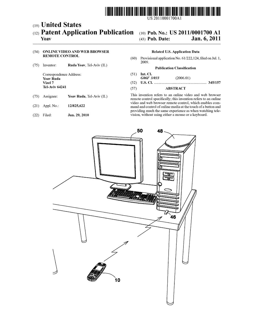 Online Video and Web Browser remote control - diagram, schematic, and image 01