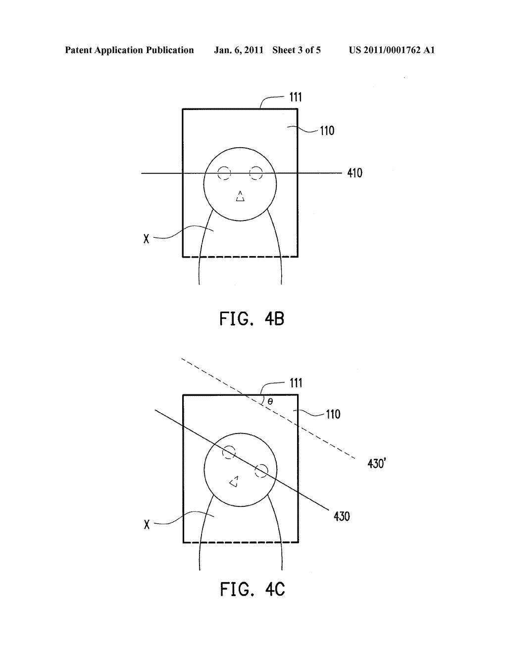 METHOD FOR ADJUSTING DISPLAYED FRAME, ELECTRONIC DEVICE, AND COMPUTER READABLE MEDIUM THEREOF - diagram, schematic, and image 04