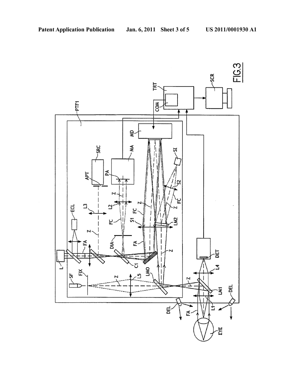 PHASE MODULATION DEVICE FOR AN OPHTHALMIC INSTRUMENT, OPHTHALMIC INSTRUMENTS EQUIPPED WITH SUCH DEVICE, AND RELATED CALIBRATION METHOD - diagram, schematic, and image 04