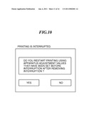 PRINTING APPARATUS AND CONTROL METHOD OF EXECUTING CHECK PRINTING diagram and image