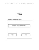 PRINTING APPARATUS AND CONTROL METHOD OF EXECUTING CHECK PRINTING diagram and image