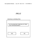 PRINTING APPARATUS AND CONTROL METHOD OF EXECUTING CHECK PRINTING diagram and image