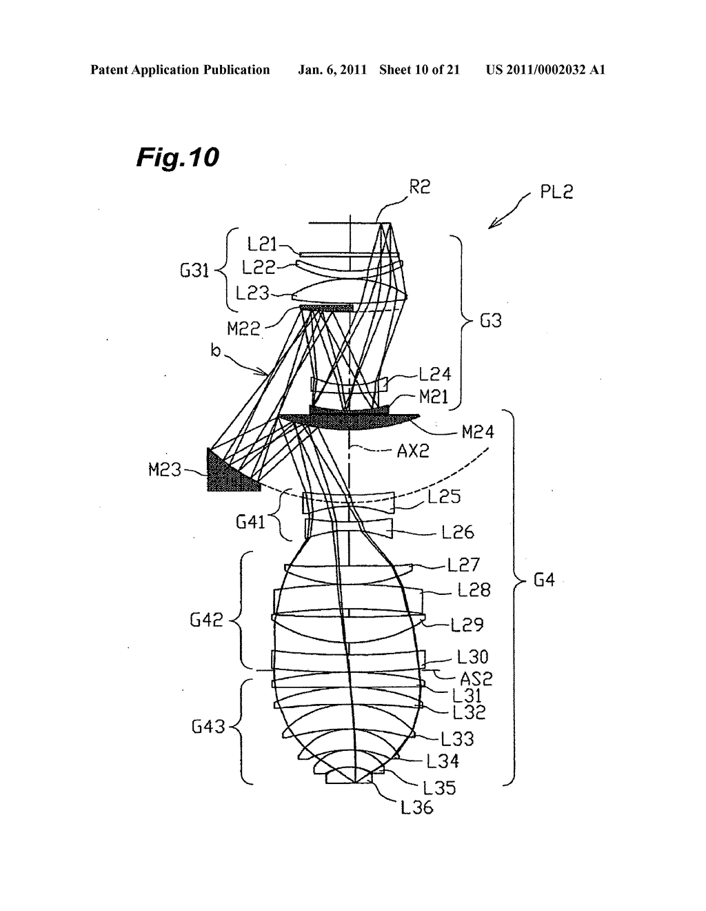 PROJECTION OPTICAL SYSTEM, EXPOSURE APPARATUS, AND EXPOSURE METHOD - diagram, schematic, and image 11