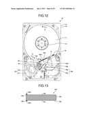 ACTUATOR ARM AND DISK RECORDING DEVICE diagram and image