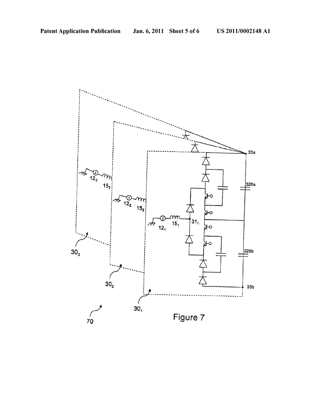 POWER RECTIFIER CIRCUIT AND SYSTEMS, ASSOCIATED METHOD, AND AIRCRAFT COMPRISING SUCH A CIRCUIT OR SYSTEMS - diagram, schematic, and image 06