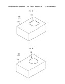 METHOD OF MAKING SOUND HOLE IN CASE OF CONDENSER MICROPHONE AND THE CONDENSER MICROPHONE CASE diagram and image