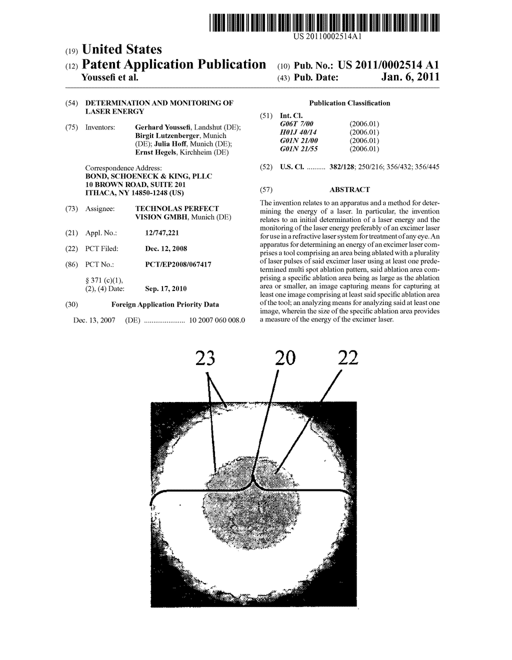 DETERMINATION AND MONITORING OF LASER ENERGY - diagram, schematic, and image 01