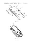 SLIDING RAIL STRUCTURE OF A SLIDING CELL PHONE AND ITS METHODS diagram and image