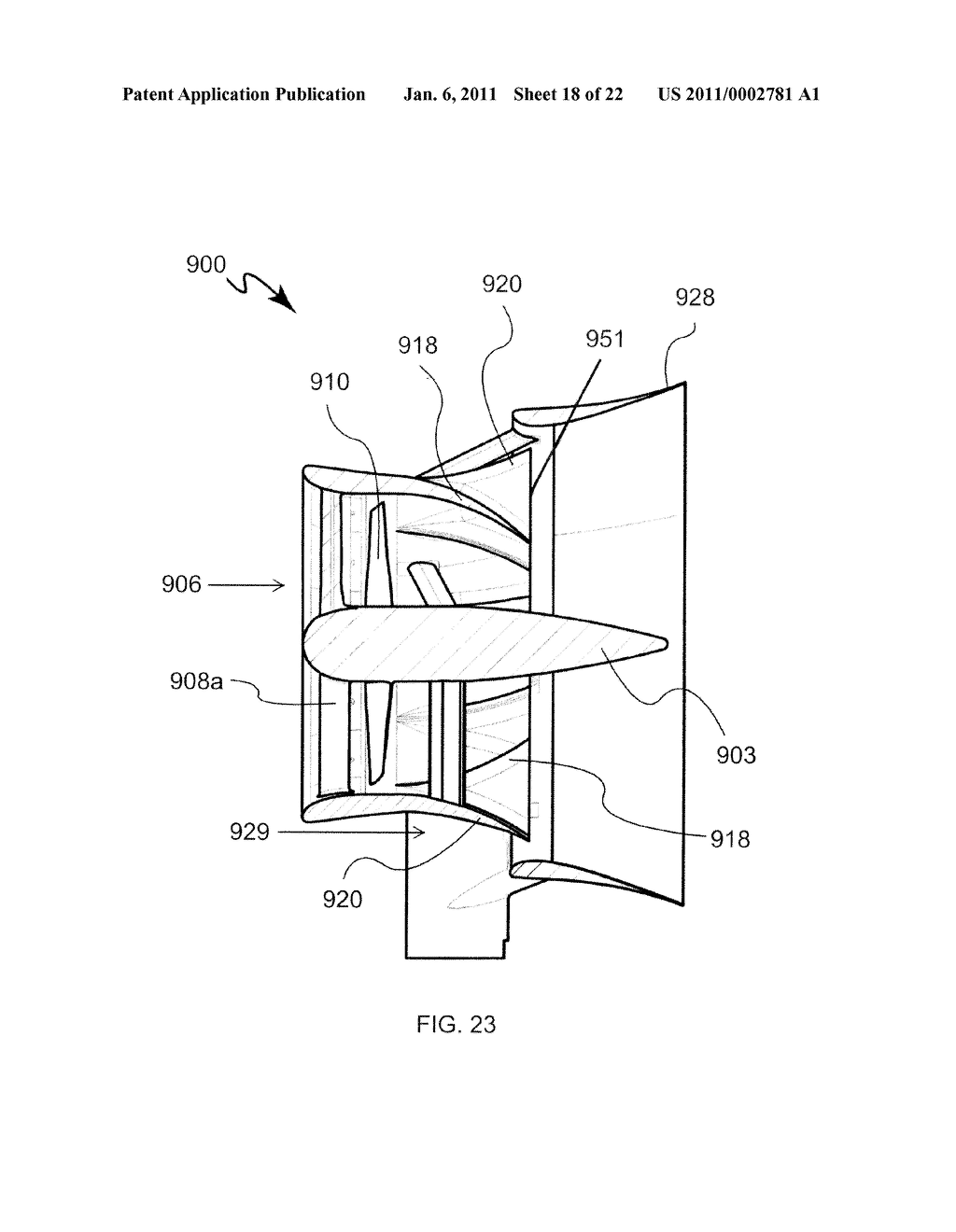WIND TURBINE WITH PRESSURE PROFILE AND METHOD OF MAKING SAME - diagram, schematic, and image 19