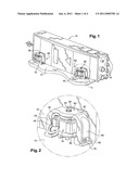 DEVICE FOR SUPPORTING AND SECURING A PIECE OF EQUIPMENT ON AN AIRCRAFT ENGINE OR NACELLE CASE diagram and image