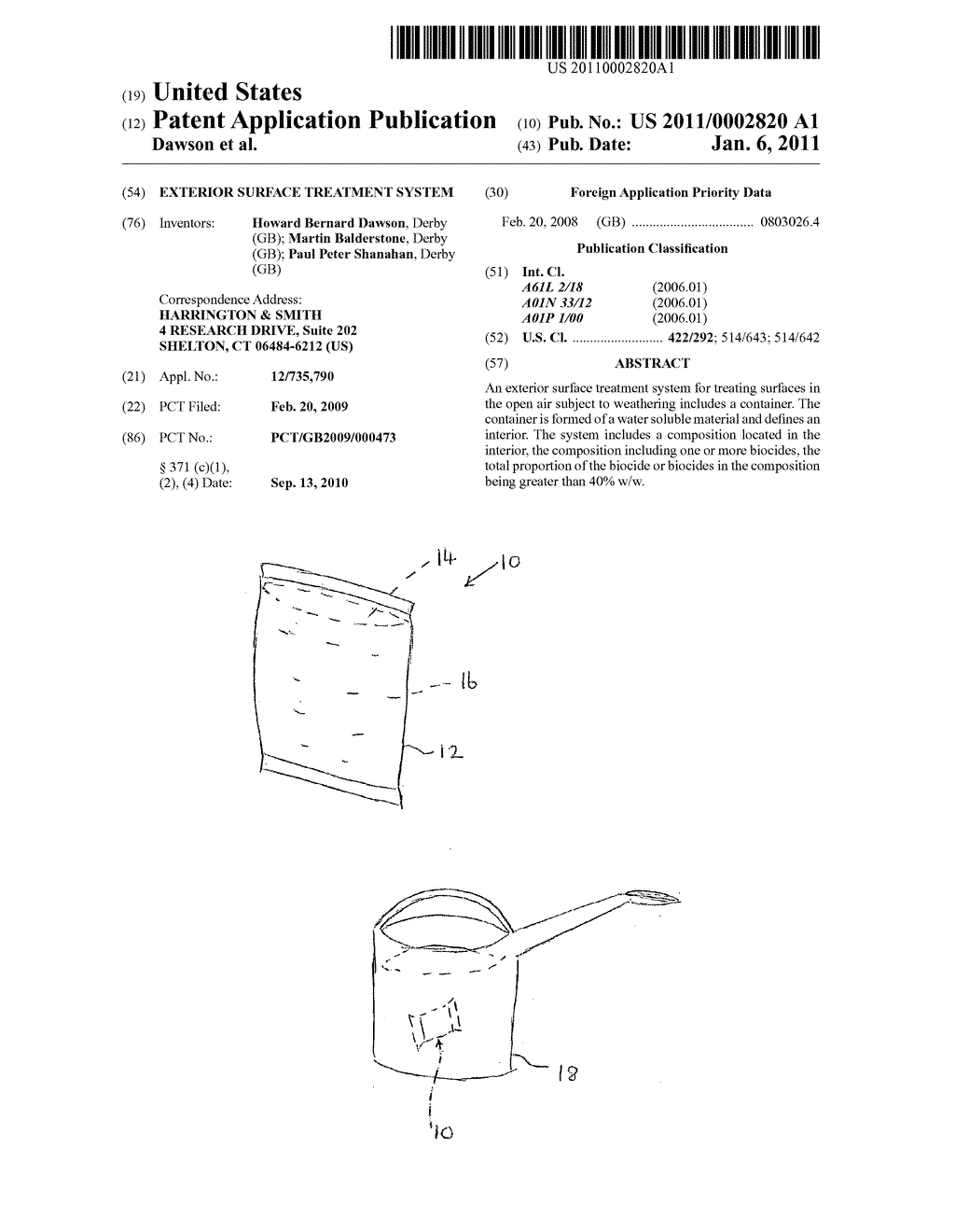 EXTERIOR SURFACE TREATMENT SYSTEM - diagram, schematic, and image 01