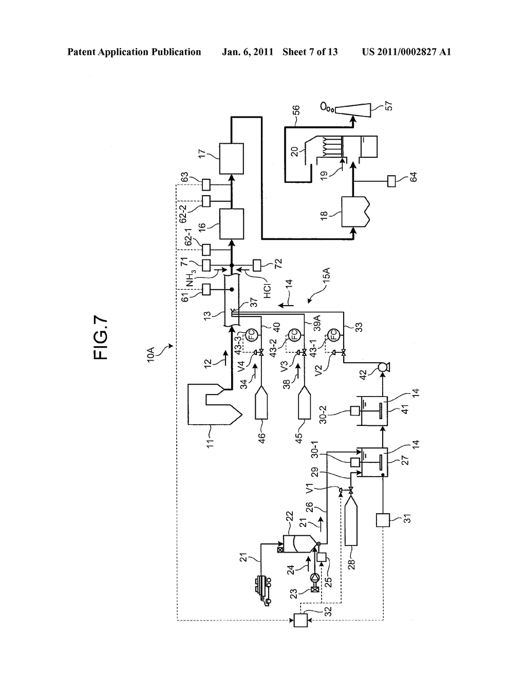 MERCURY REDUCTION SYSTEM AND MERCURY REDUCTION METHOD OF FLUE GAS CONTAINING MERCURY - diagram, schematic, and image 08