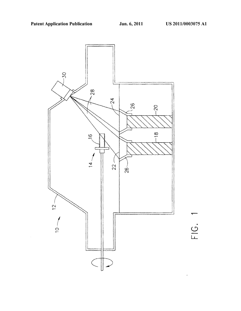 PROCESS AND APPARATUS FOR DEPOSITING A CERAMIC COATING - diagram, schematic, and image 02