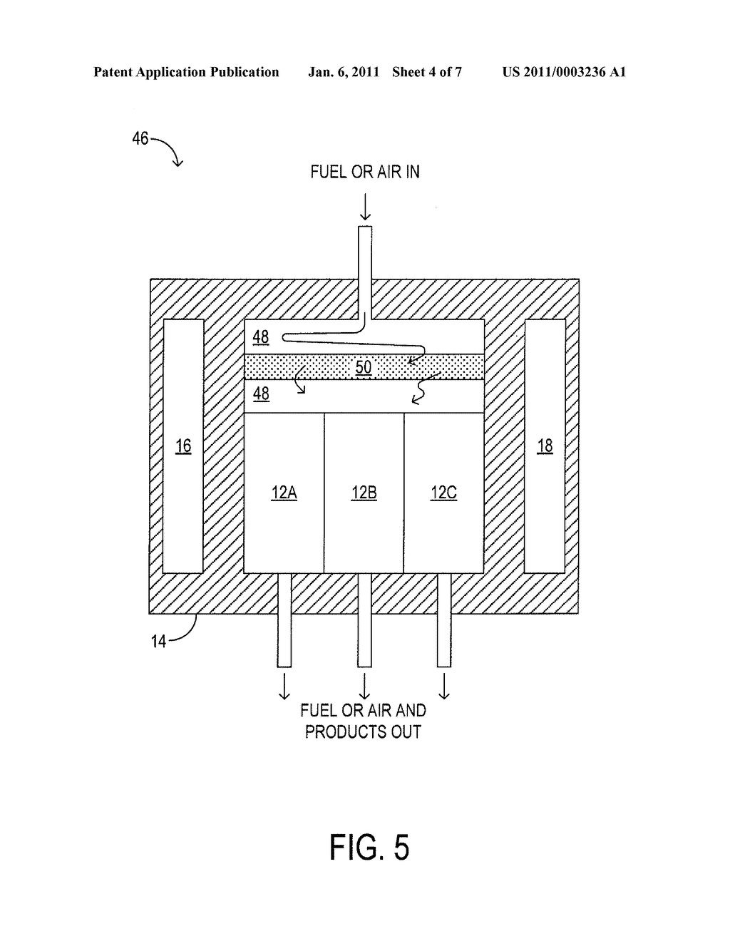 Reducing Loss of Liquid Electrolyte From a High Temperature Polymer-Electrolyte Membrane Fuel Cell - diagram, schematic, and image 05