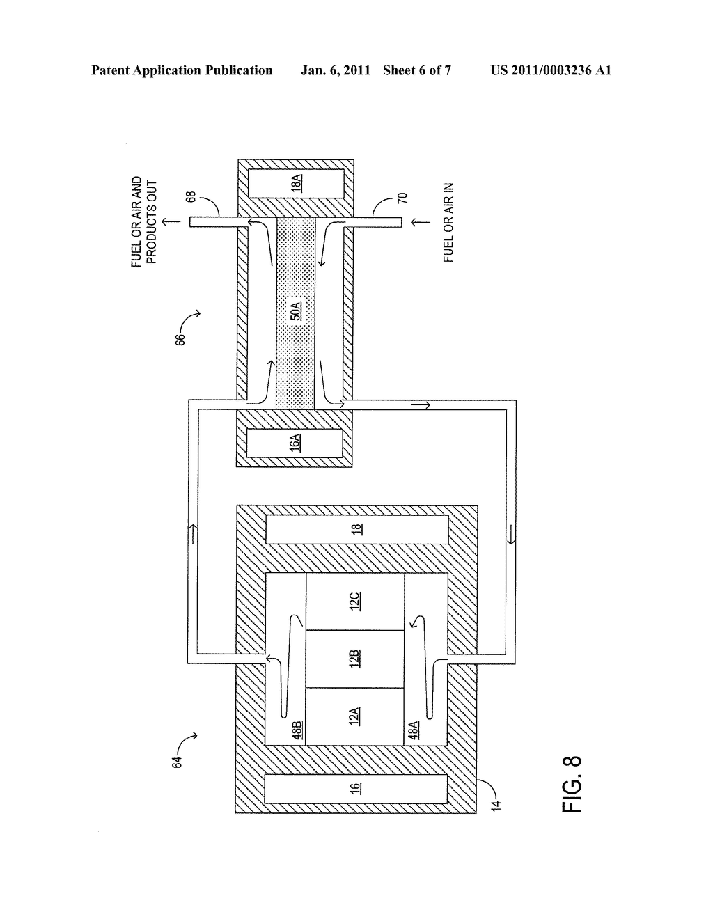 Reducing Loss of Liquid Electrolyte From a High Temperature Polymer-Electrolyte Membrane Fuel Cell - diagram, schematic, and image 07