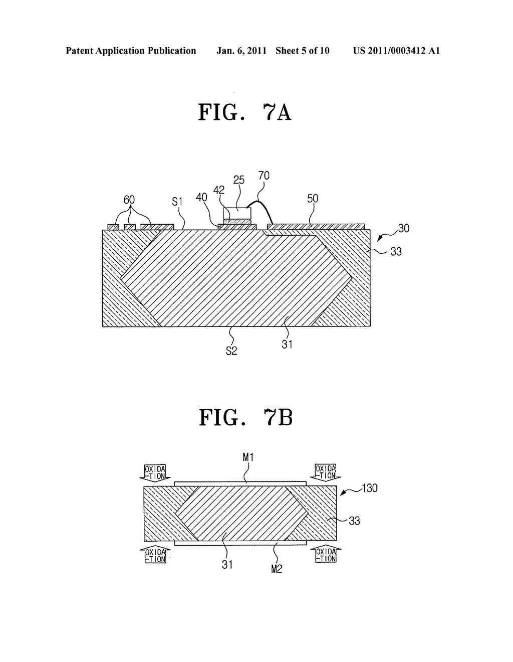 LED PACKAGE STRUCTURE AND MANUFACTURING METHOD, AND LED ARRAY MODULE - diagram, schematic, and image 06