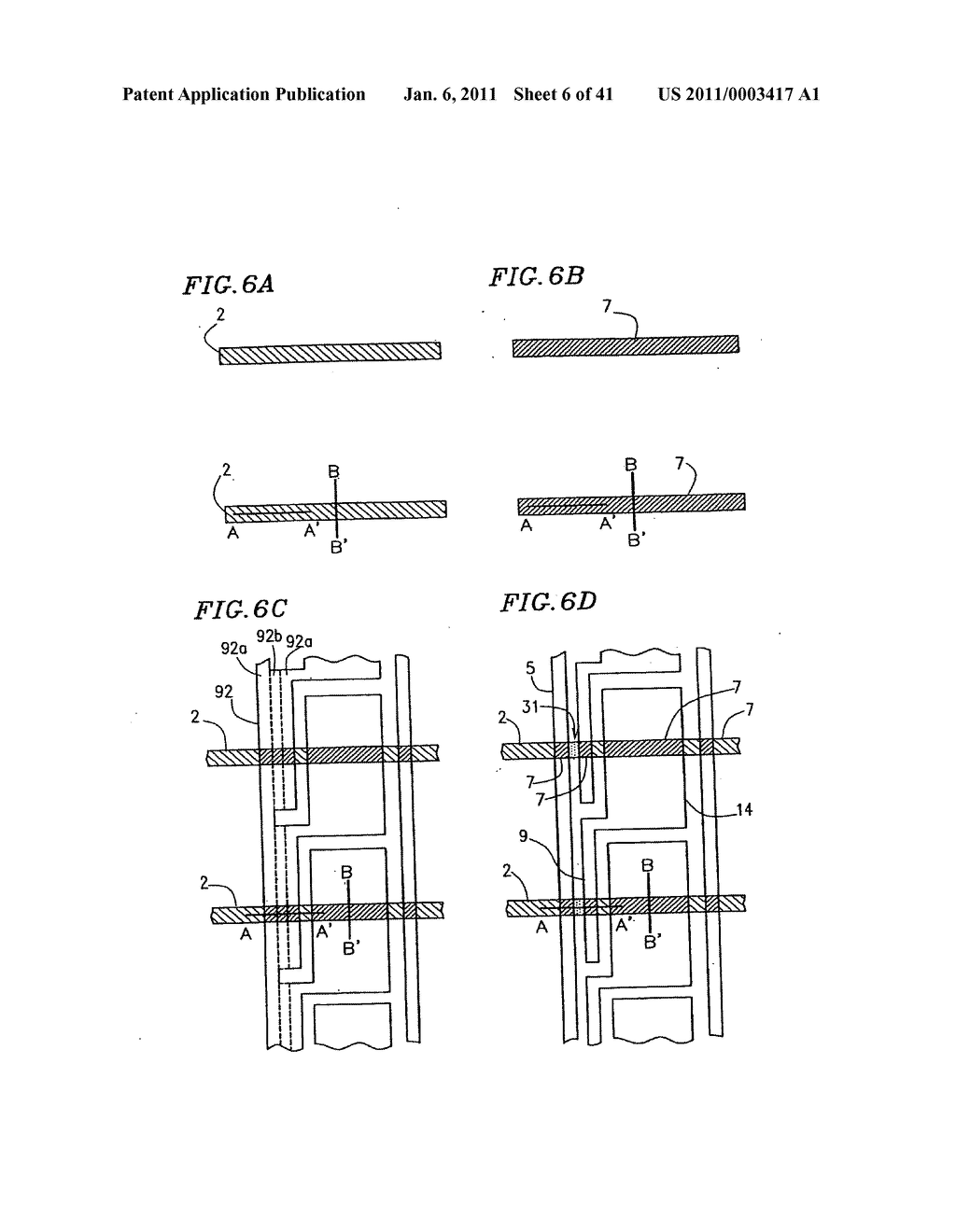 Active matrix substrate, method of making the substrate, and display device - diagram, schematic, and image 07