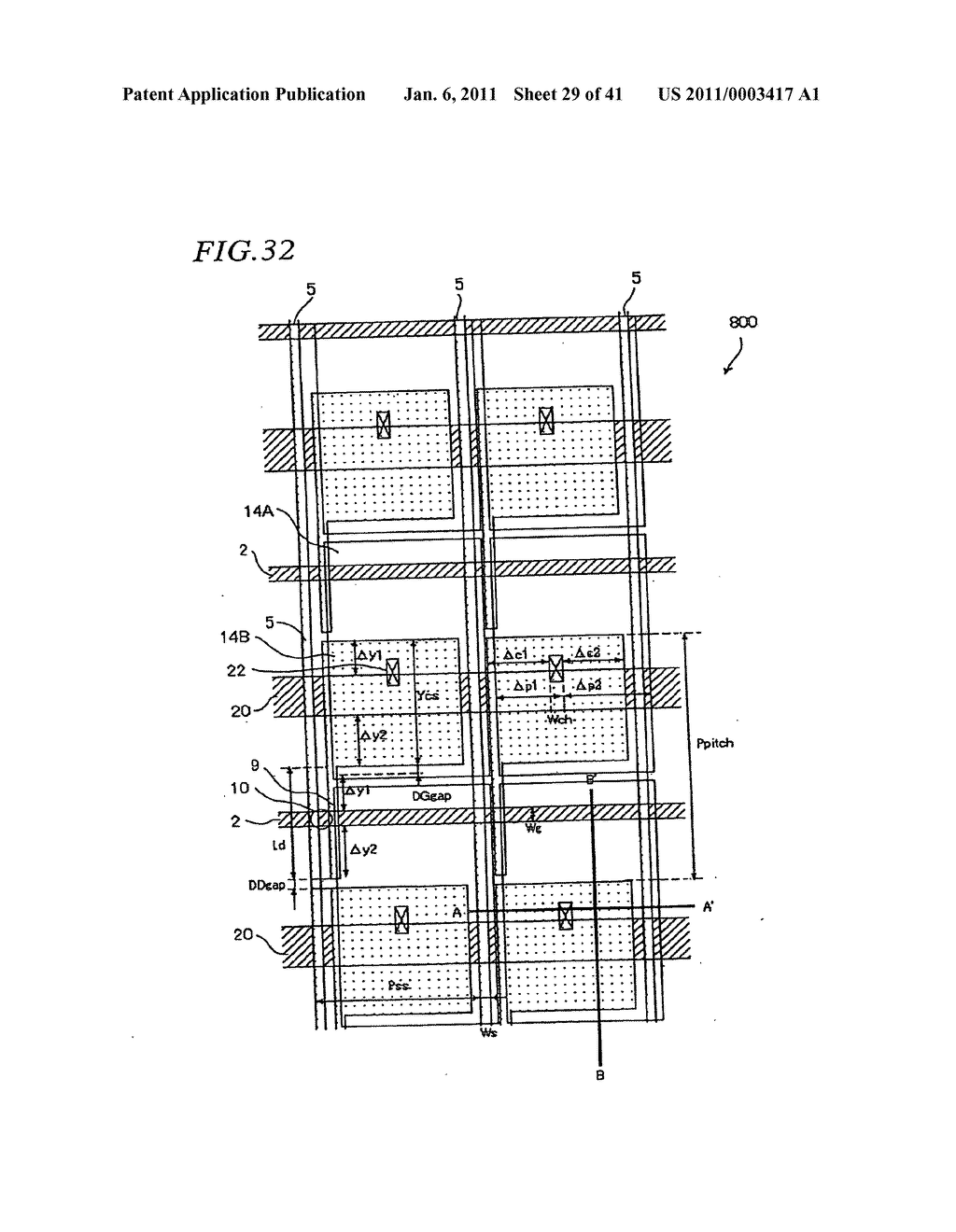 Active matrix substrate, method of making the substrate, and display device - diagram, schematic, and image 30