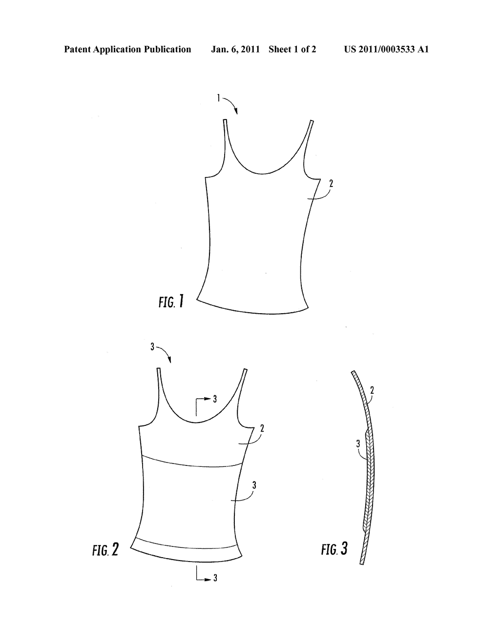 SHAPE CONTROL GARMENT HAVING UNIFORM OUTER APPEARANCE - diagram, schematic, and image 02