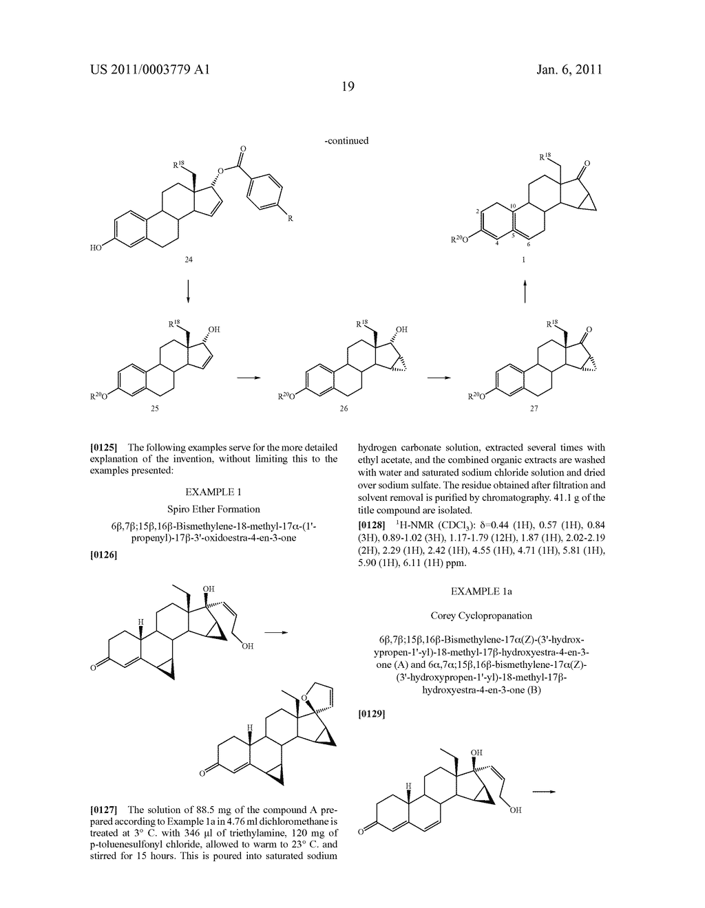 15, 16-METHYLENE-17-(1'-PROPENYL)-17,3'-OXIDOESTRA-4-EN-3-ONE DERIVATIVE , USE THEREOF, AND MEDICAMENT CONTAINING SAID DERIVATIVE - diagram, schematic, and image 20