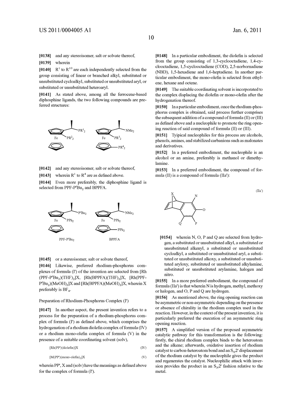 RHODIUM-PHOSPHORUS COMPLEXES AND THEIR USE IN RING OPENING REACTIONS - diagram, schematic, and image 12