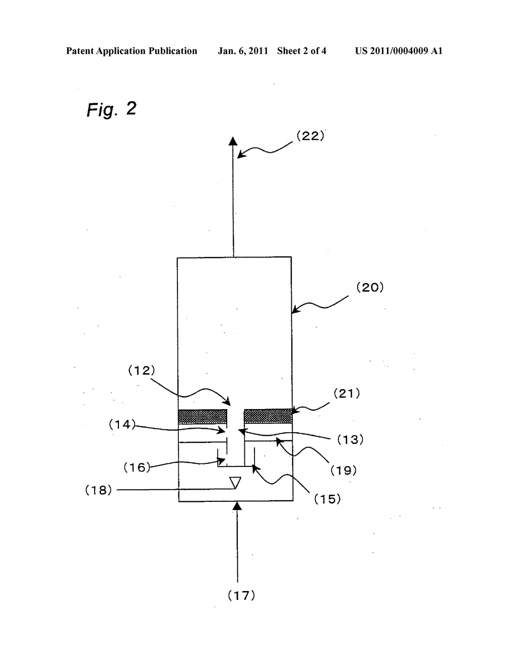 GAS-LIQUID DISPERSION DEVICE AND METHOD FOR PRODUCING GAS-LIQUID DISPERSION - diagram, schematic, and image 03