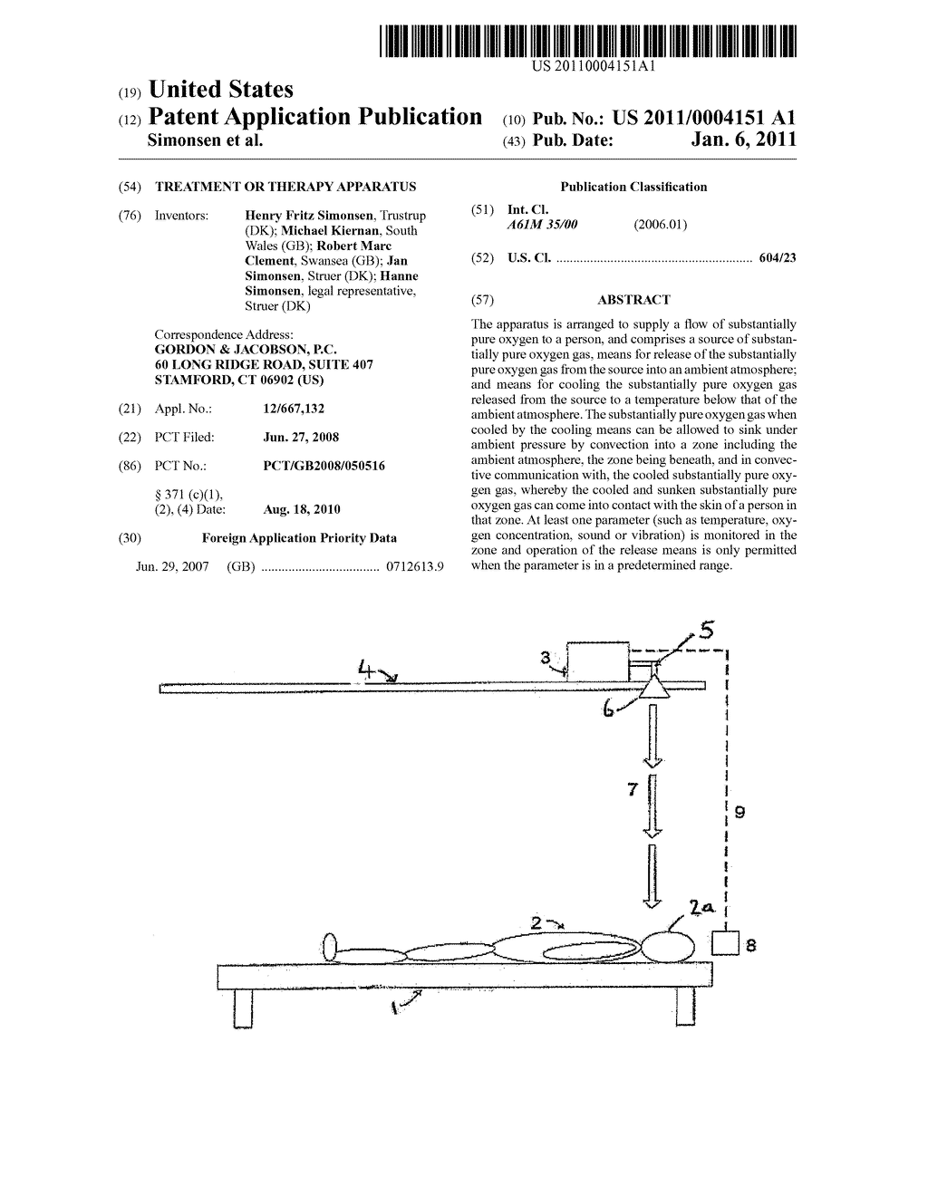 Treatment or Therapy Apparatus - diagram, schematic, and image 01