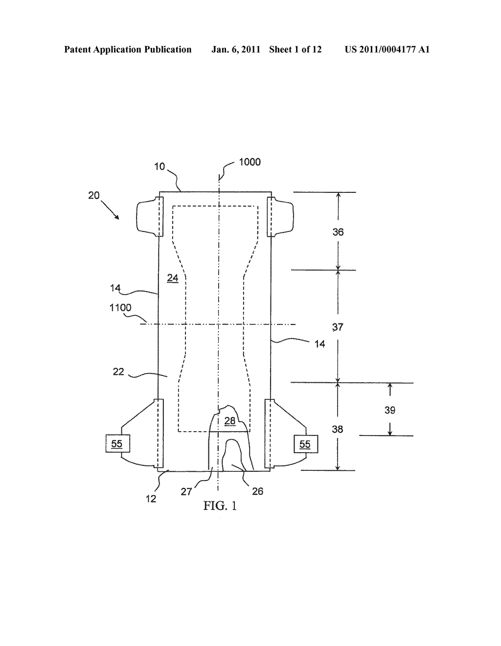 Disposable Absorbent Articles Being Adaptable To Wearer's Anatomy - diagram, schematic, and image 02