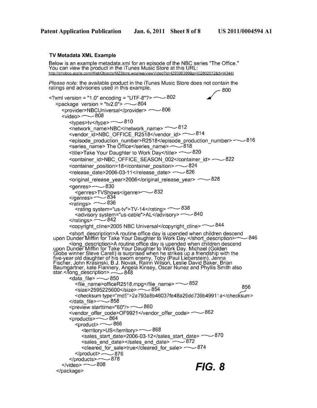 Media Package Format for Submission to a Media Distribution System - diagram, schematic, and image 09