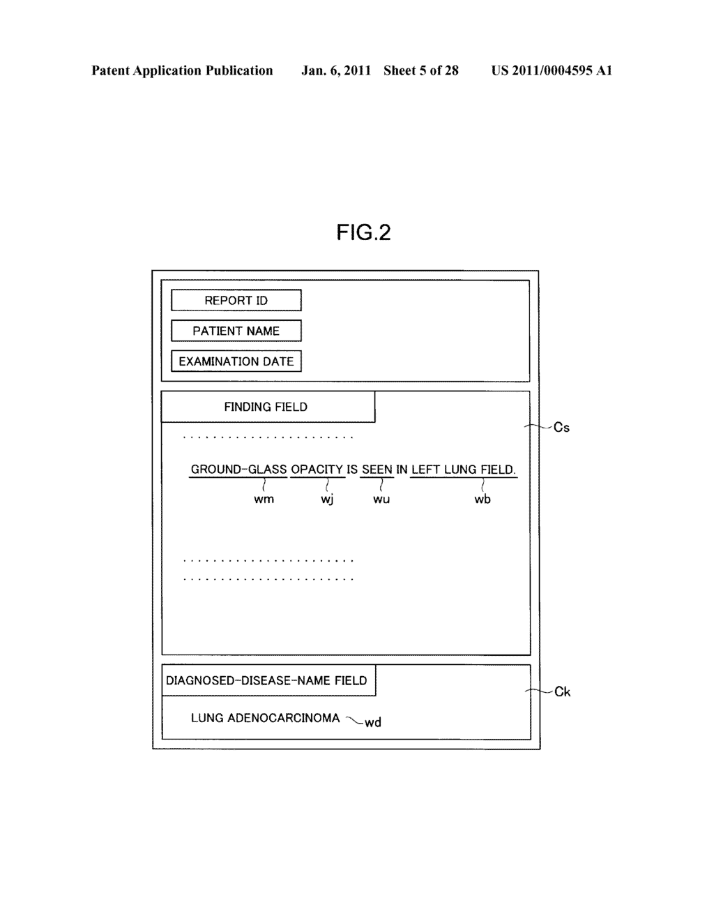DIAGNOSTIC REPORT SEARCH SUPPORTING APPARATUS AND DIAGNOSTIC REPORT SEARCHING APPARATUS - diagram, schematic, and image 06