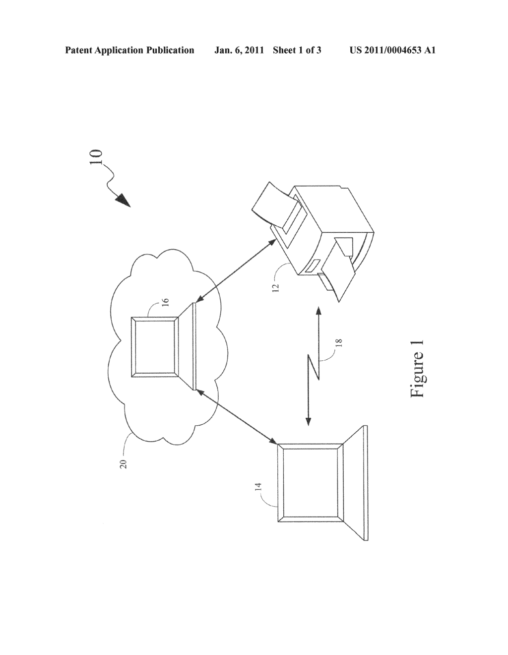 METHOD FOR ACTIVATION OF A MEDIA PROCESSING DEVICE TO A WEB SERVER - diagram, schematic, and image 02