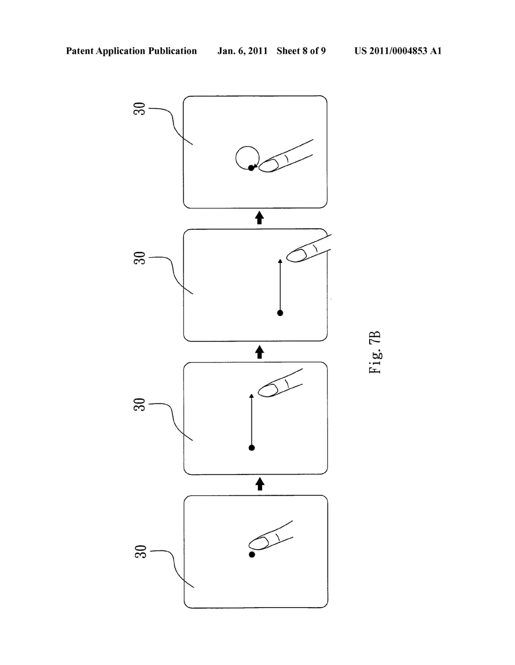 Method for multiple touch modes, method for applying multi single-touch instruction and electronic device performing these methods - diagram, schematic, and image 09