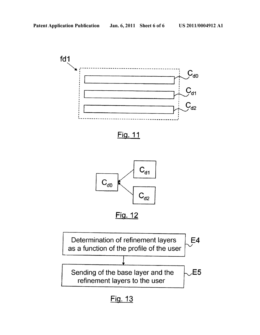  METHOD OF CODING A SCALABLE VIDEO STREAM DESTINED FOR USERS WITH DIFFERENT PROFILES - diagram, schematic, and image 07