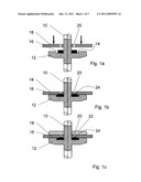 METHOD FOR ASSEMBLING A PART ON A PIVOT ORGAN diagram and image