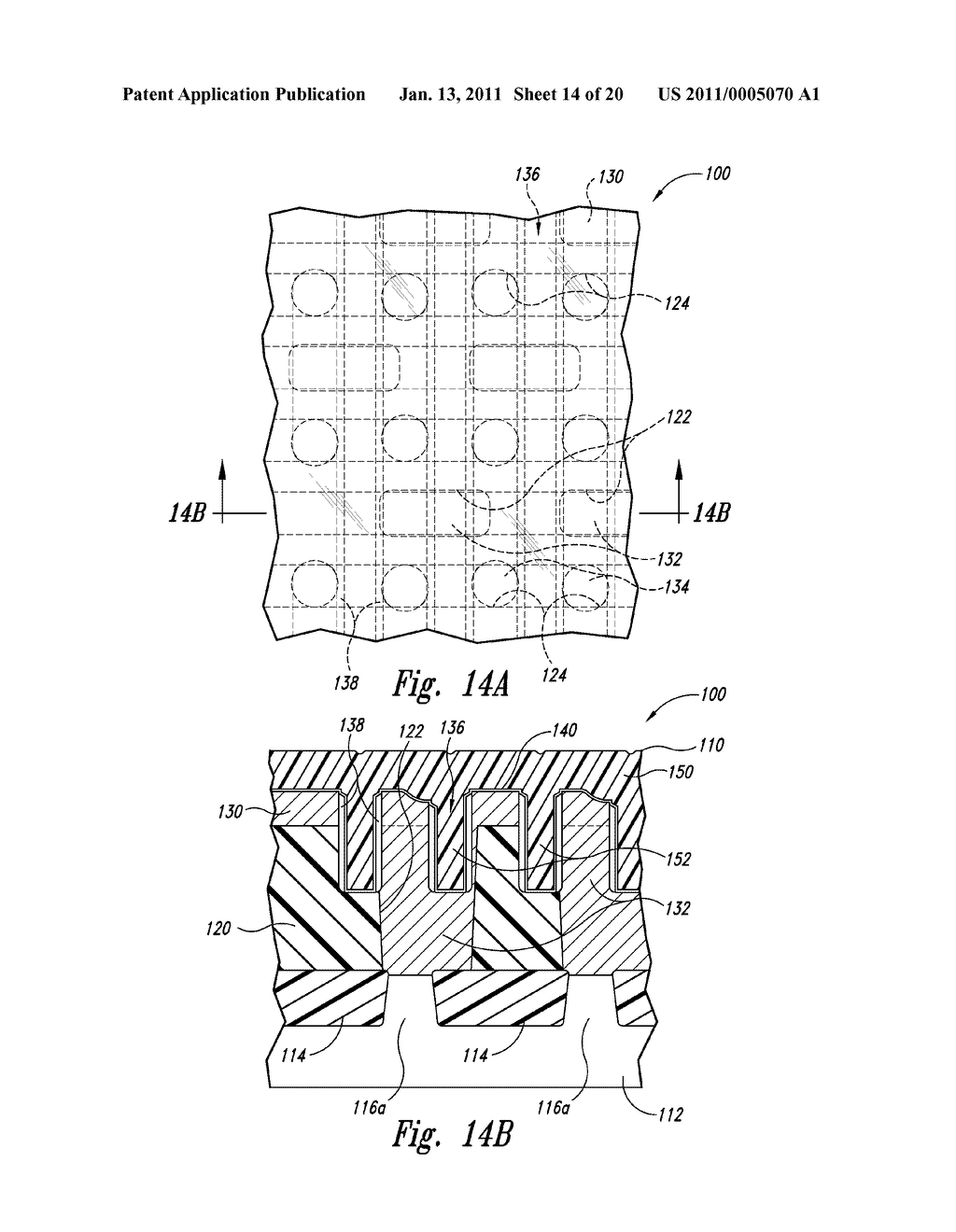 DUAL-DAMASCENE BIT LINE STRUCTURES FOR MICROELECTRONIC DEVICES AND METHODS OF FABRICATING MICROELECTRONIC DEVICES - diagram, schematic, and image 15