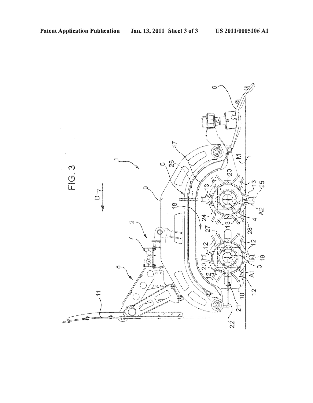 ROTARY SNOW TILLER FOR GROOMING SKI SLOPES AND RELATIVE OPERATING METHOD - diagram, schematic, and image 04